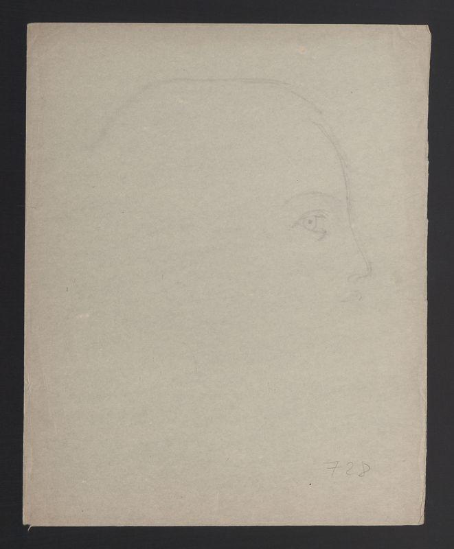 Studium głowy kobiety