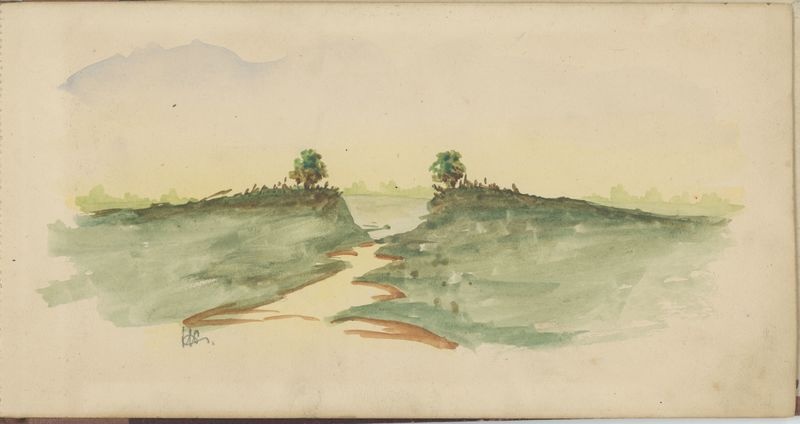 Album rysunkowy z obozu jenieckiego w Szczypiornie