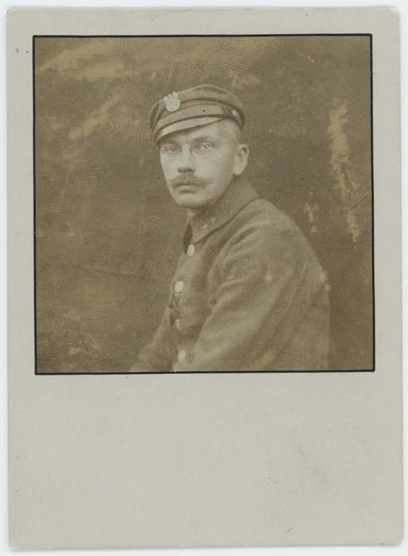 Legionista Julian Kowalik, jeniec obozu jenieckiego w Szczypiornie