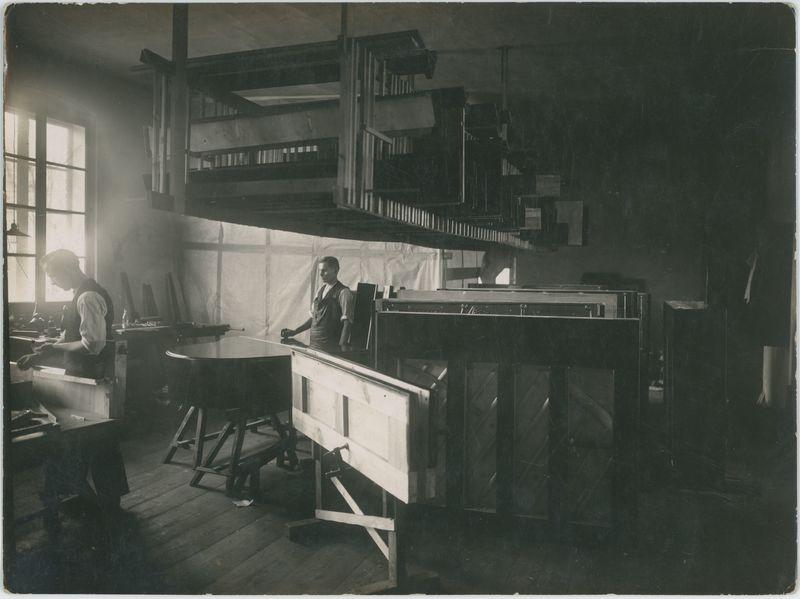 Warsztaty zakładowe w fabryce Aleksandra Fibigera