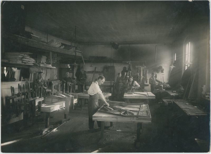 Warsztaty zakładowe w fabryce Aleksandra Fibigera