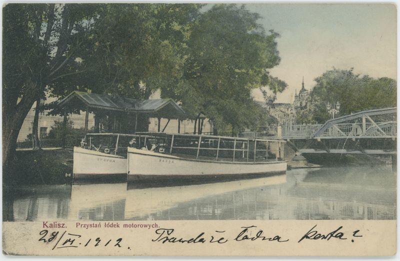 Przystań łódek motorowych, Kalisz