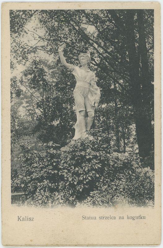 Statua strzelca na kogutku, Kalisz