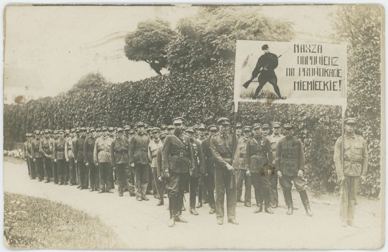 "Nasza odpowiedź na prowokacje niemieckie"