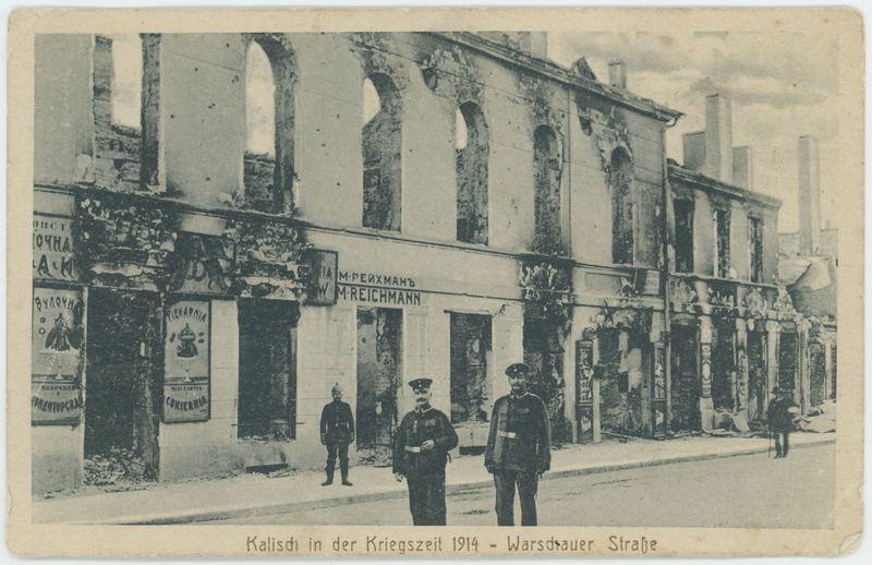Warschauer Straße - Kalisch in der Kriegszeit 1914