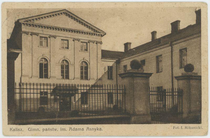 Gimn. państw. im. Adama Asnyka, Kalisz