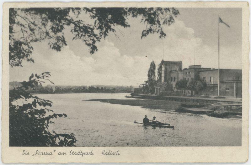 Die "Prosna" am Stadtpark, Kalisz