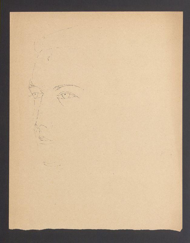 Szkic głowy kobiecej