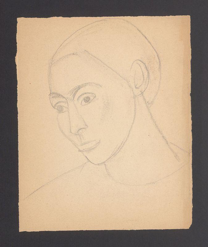 Szkic głowy kobiecej