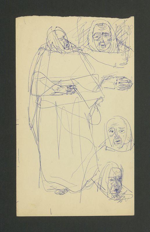 Szkice postaci i głów