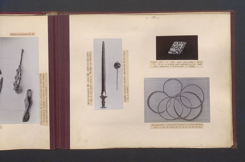 Album Wystawy Archeologicznej i zabytków sztuki urządzonej w Kaliszu w sali Ratuszowej w maju i czerwcu 1900 roku.