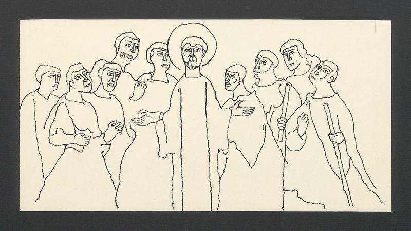 Chrystus z apostołami