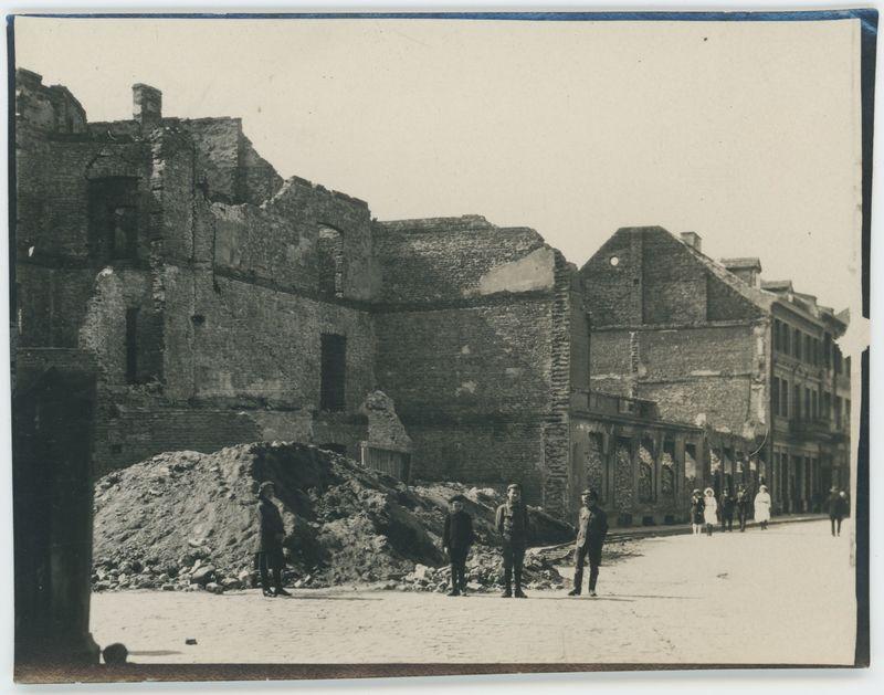 Kalisz po zburzeniu w 1914 r.
