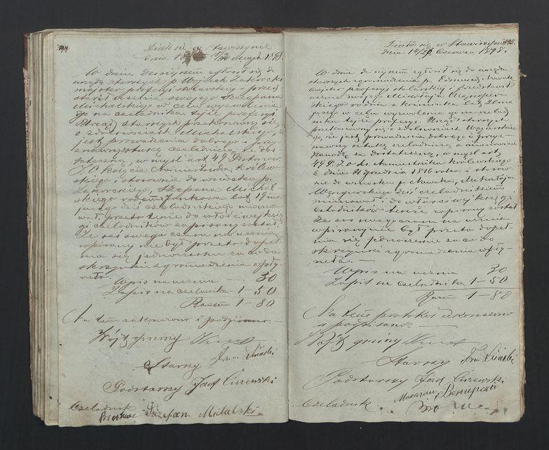 Książka protokołów Zgromadzenia Stolarskiego od 1841 r.