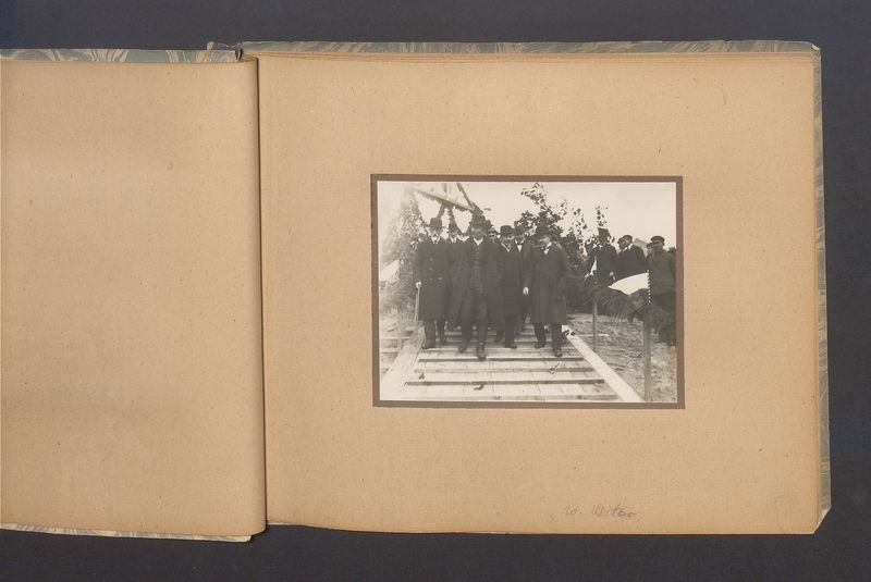 Album z uroczystości poświęcenia Kamienia węgielnego pod budowę ratusza w Kaliszu 17.10.1920