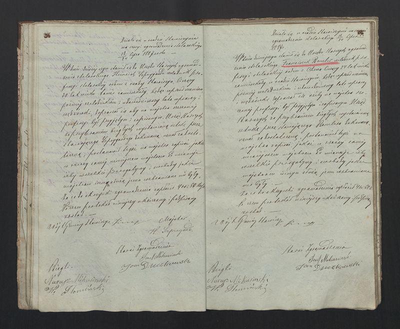 Książka protokołów Zgromadzenia Stolarskiego od 1841 r.