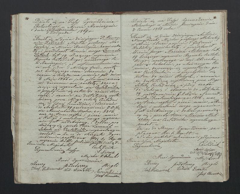 Książka protokołów Zgromadzenia Stolarskiego od 1841 r.