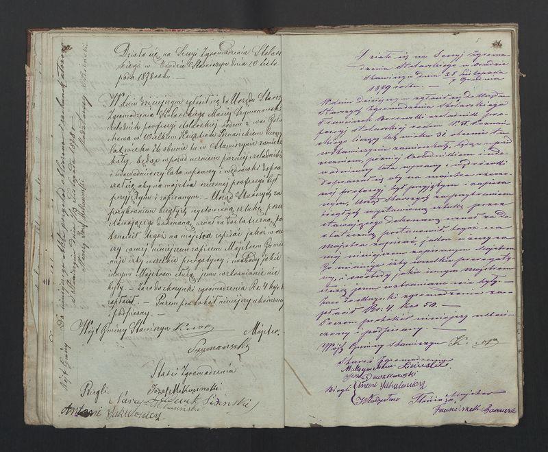 Książka protokołów Zgromadzenia Stolarskiego od 1841 r.