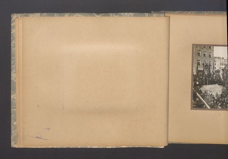Album z uroczystości poświęcenia Kamienia węgielnego pod budowę ratusza w Kaliszu 17.10.1920