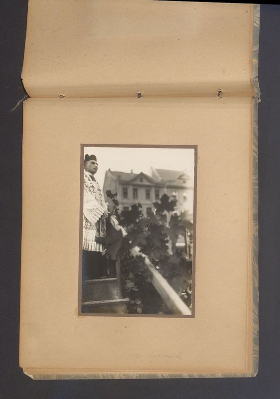 Album z uroczystości poświęcenia Kamienia węgielnego pod budowę ratusza w Kaliszu 17.10.1920