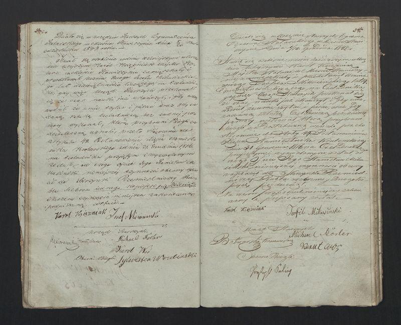 Książka protokołów Zgromadzenia Stolarskiego od 1841 r.