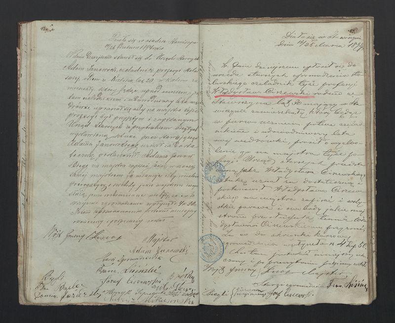 Książka protokołów Zgromadzenia Stolarskiego od 1841 r.