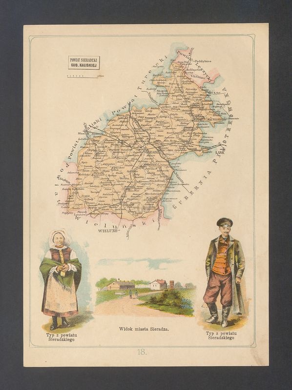 Powiat Sieradzki Guberni Kaliskiej 