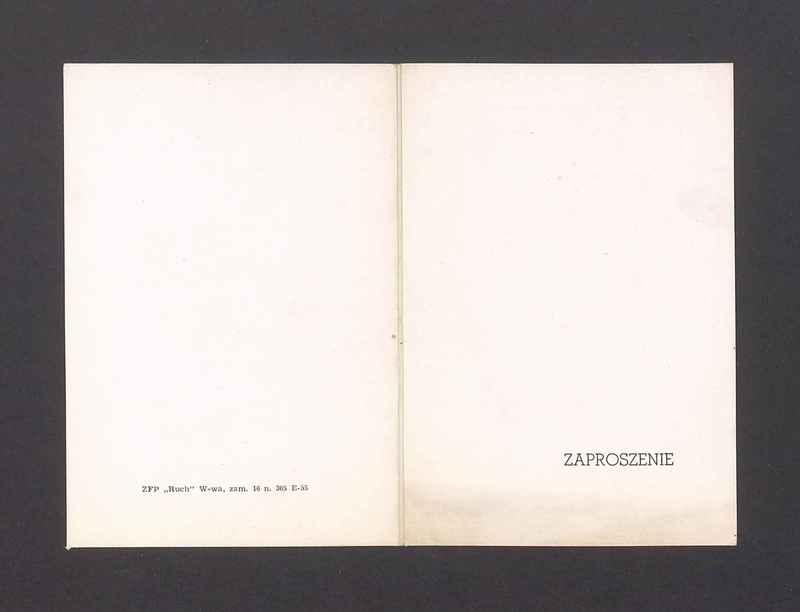 Zaproszenie na otwarcie wystawy grafiki Antoniego Alstera