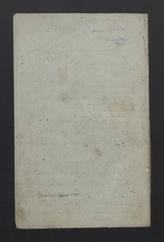 Rachunek Przychodu i Rozchodu roczny Zgromadzenia Szewskiego Okręgu Miasta Stawiszyn