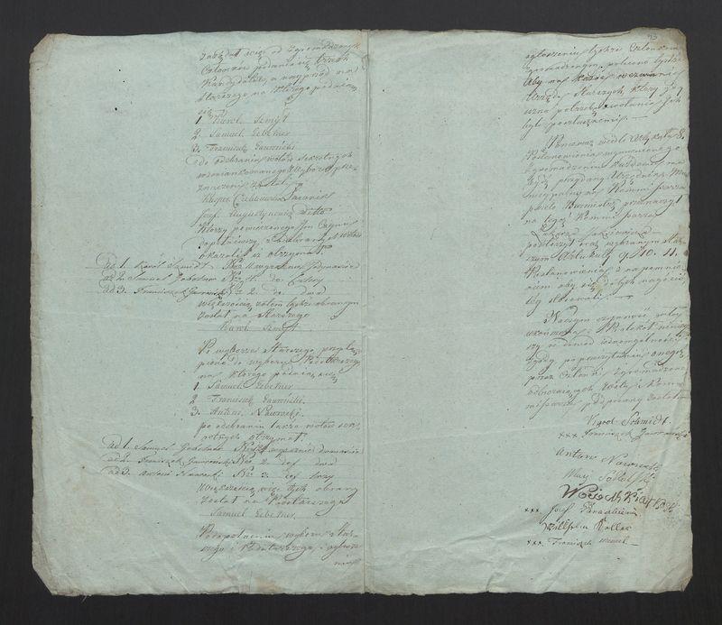 Dokument Cechu Bednarskiego w Stawiszynie