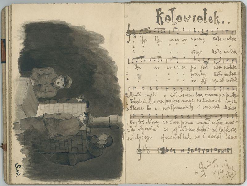 Pamiętnik spisany przez jeńców obozu internowania w Szczypiornie