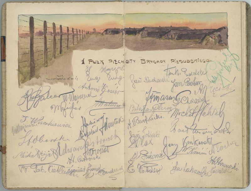 Pamiętnik spisany przez jeńców obozu internowania w Szczypiornie