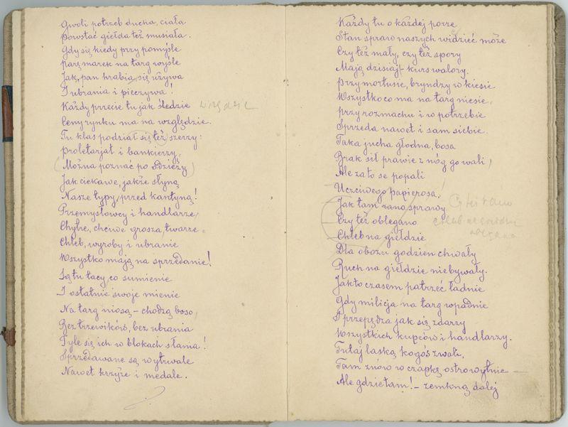 Pamiętnik spisany przez jeńców obozu internowania w Szczypiornie