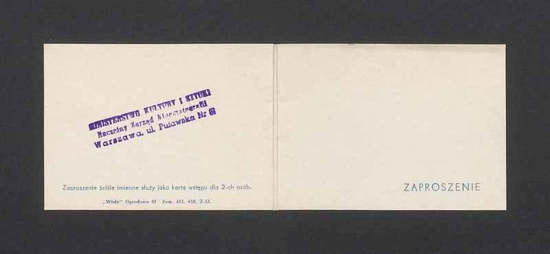 Zaproszenie na premierę filmu "Lupeni 1929"