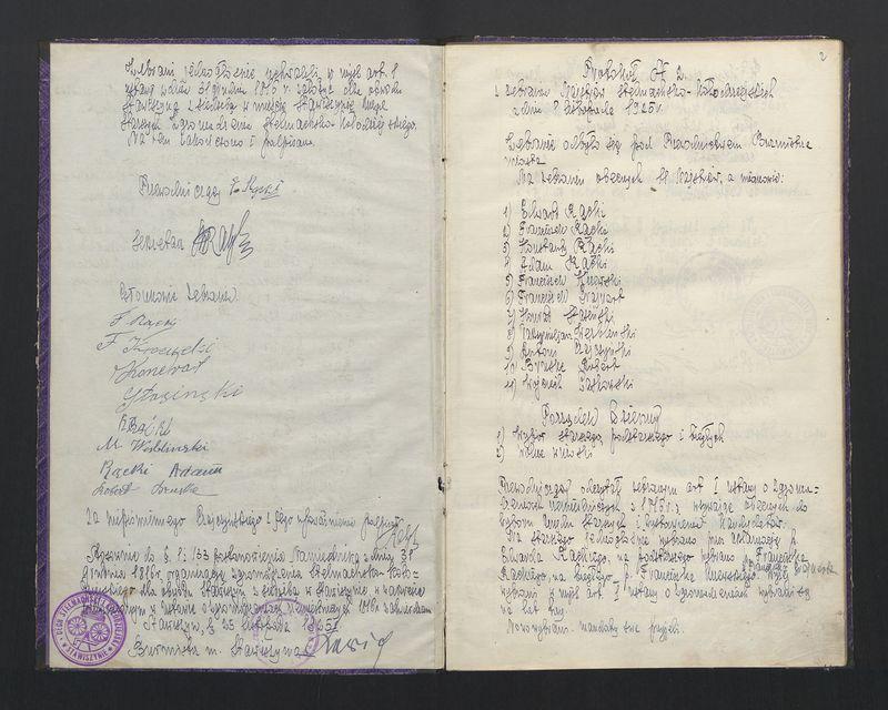 Księga protokołów ogólnego zebrania Cechu Stelmachowskiego w Stawiszynie