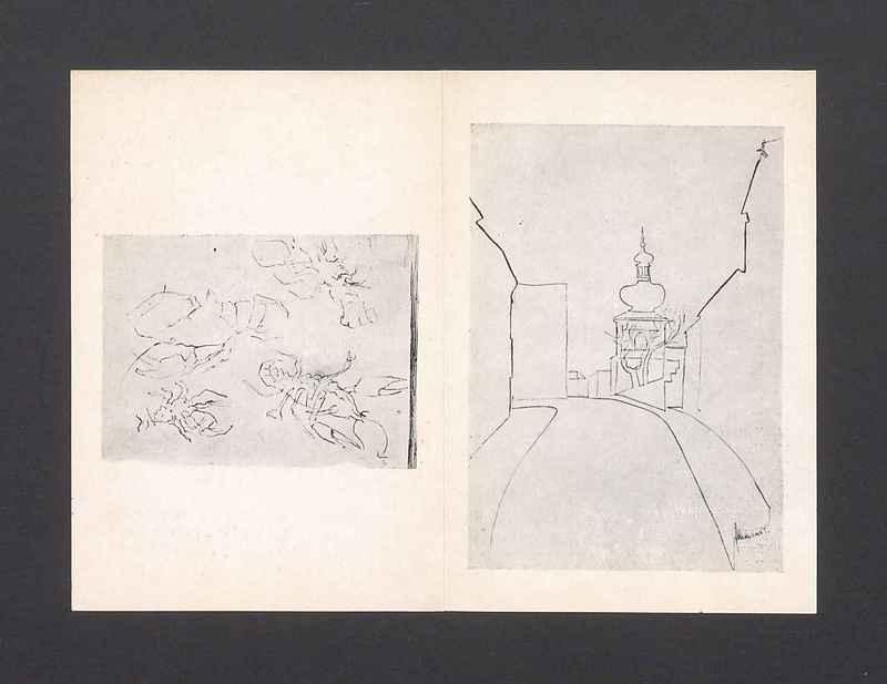 Zaproszenie na wernisaż wystawy rysunków Jana Skowrona