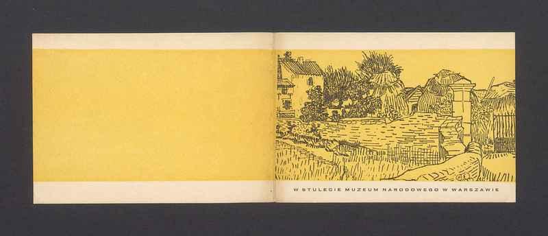 Zaproszenie na otwarcie wystawy dzieł Vincenta van Gogha