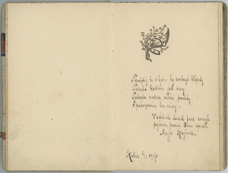 Pamiętnik spisany przez jeńców obozu internowania w Szczypiornie