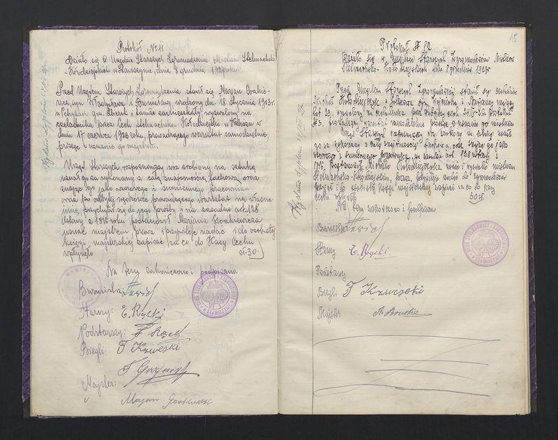 Księga wyzwolin mistrzów i czeladników cechu Stelmachowskiego w Stawiszynie