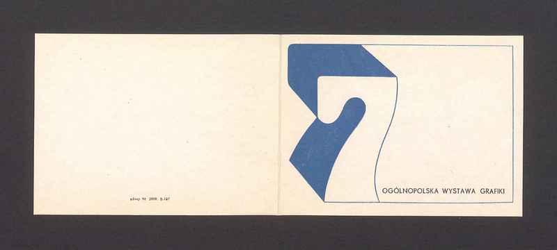 Zaproszenie na otwarcie "VII ogólnopolskiej wystawy grafiki"