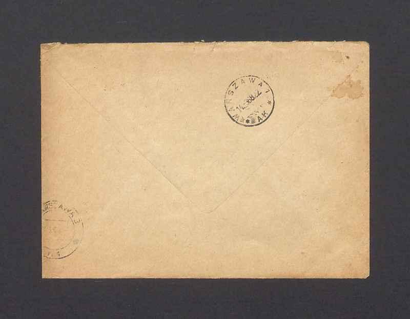 Koperta, adr. Herrn Prof. Tadeusz Kulisiewicz