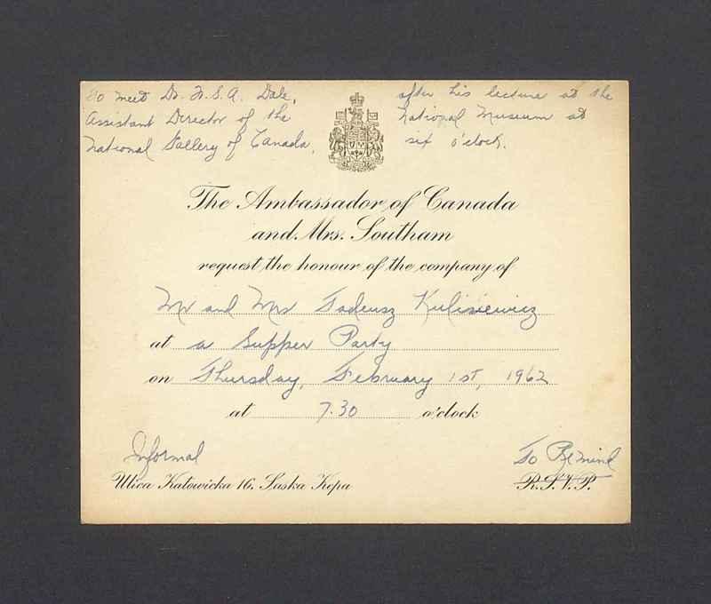 The Ambassador of Canada and Mrs. Southam