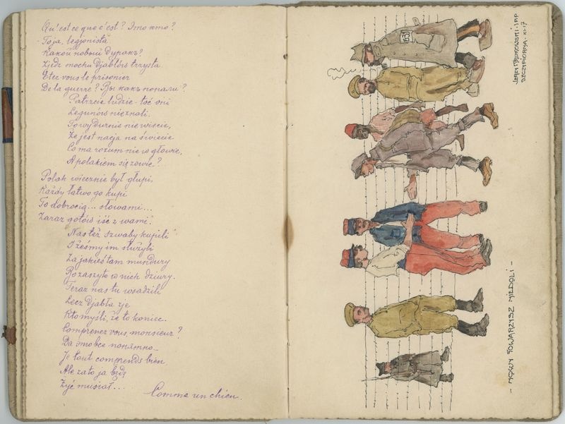 Pamiętnik spisany przez jeńców obozu internowania w Szczypiornie