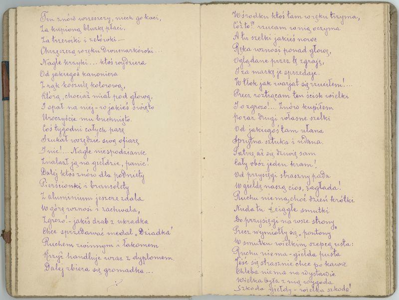 Pamiętnik spisany przez jeńców obozu internowania w Szczypiornie