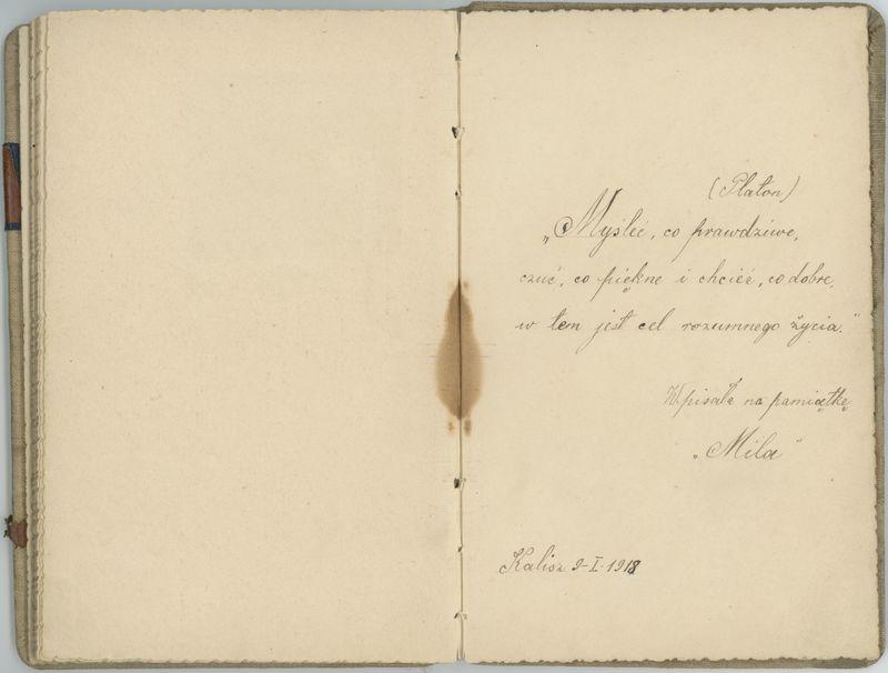 Pamiętnik spisany przez jeńców obozu internowania w Szczypiornie