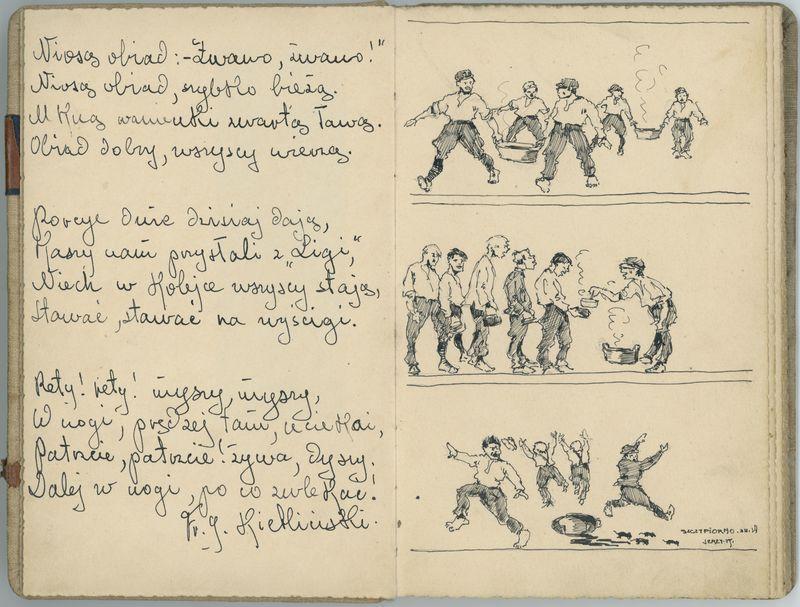 Pamiętnik spisany przez jeńców obozu internowania w Szczypiornie