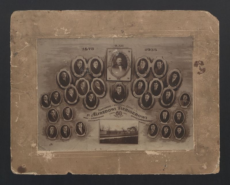 Tableau dla Alfreda Fibigera z okazji jego 60-tych urodzin