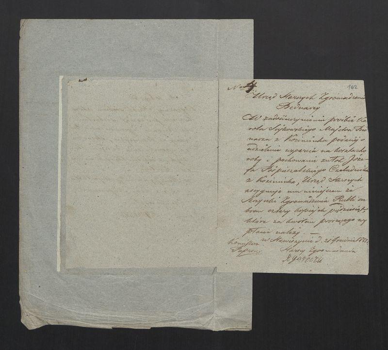 Wykaz Rezultatu Rachunku Skrzynki Rzemieślniczej Zgromadzenia Bednarskiego Okręgu i Miasta Stawiszyna za r. 1851