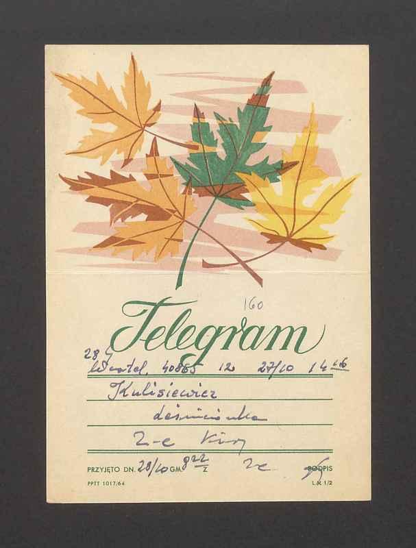 Telegram. Najserdeczniejsze życzenia imieninowe