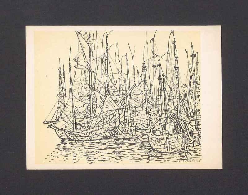 Tadeusz Kulisiewicz. Łodzie rybackie